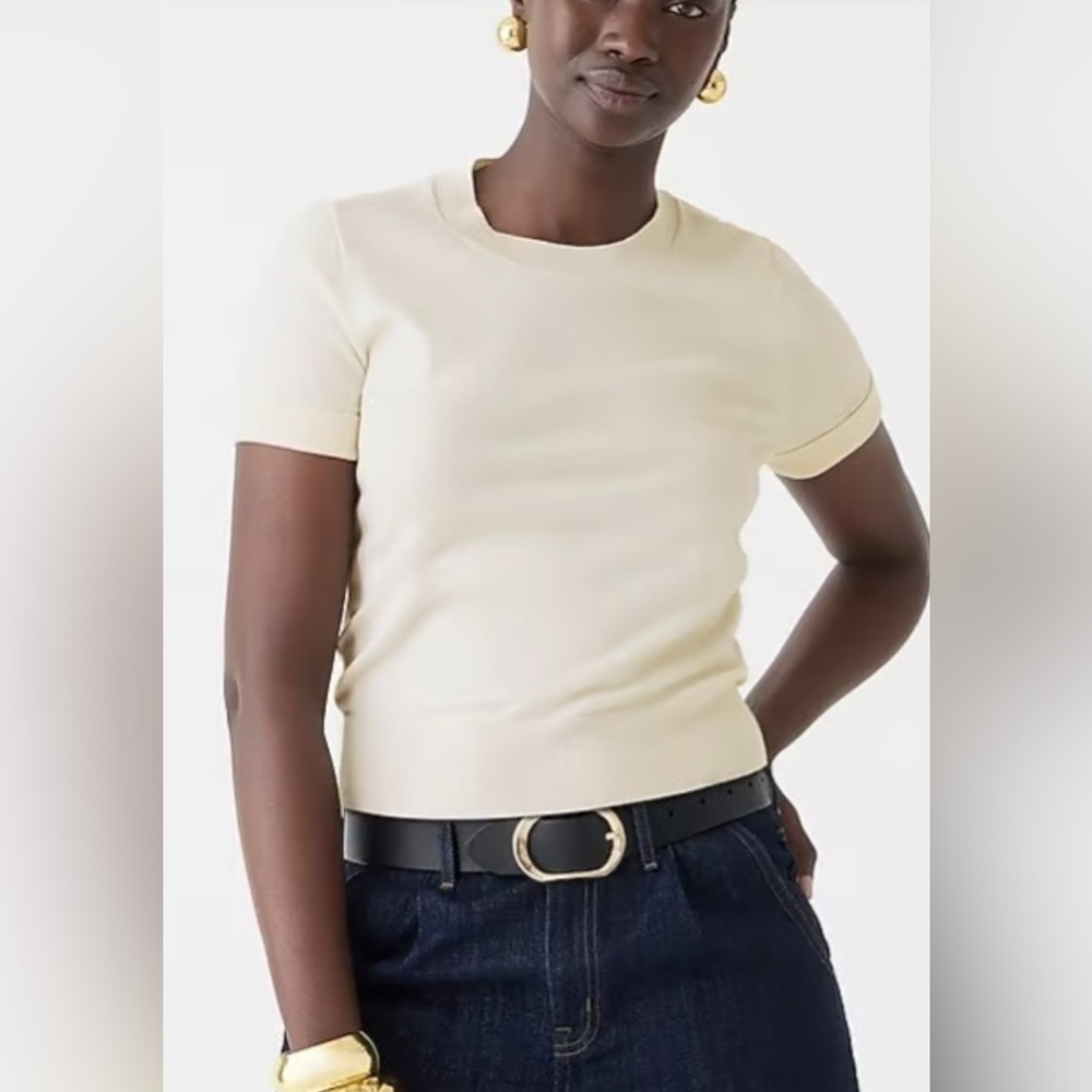 J. Crew Cream Medium Women’s Sweater Top